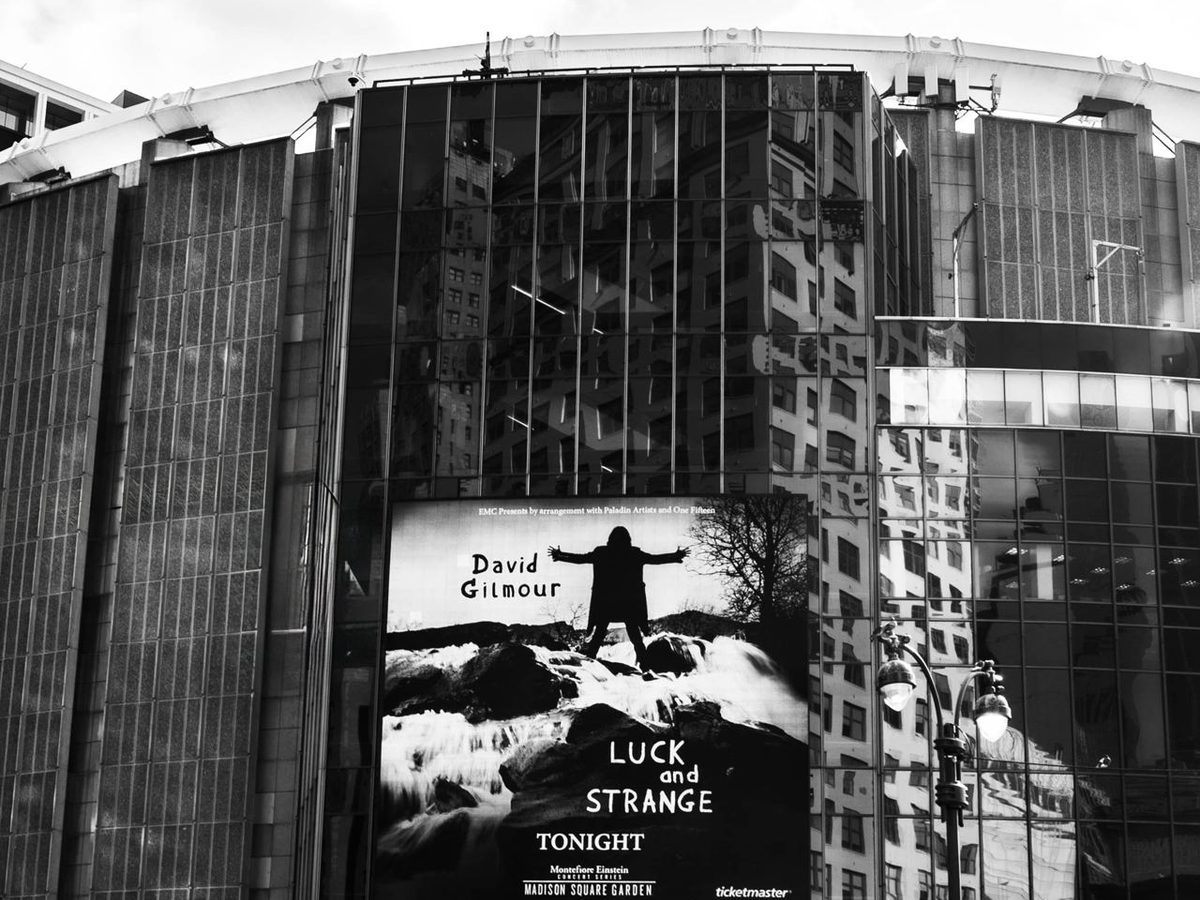 David Gilmour Luck and Strange campaign artwork